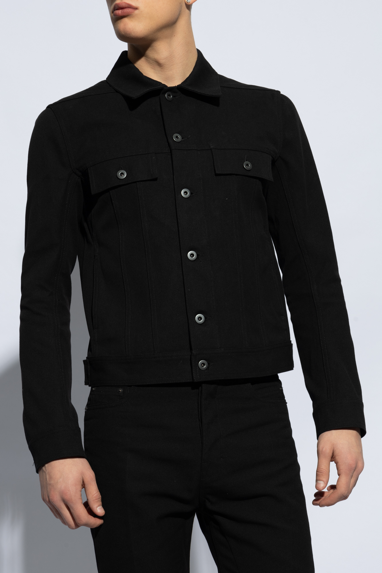 Black Denim jacket 'Trucker' Rick Owens - Vitkac GB